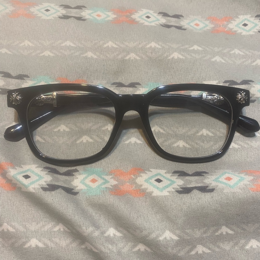 Chrome hearts glasses black & silver